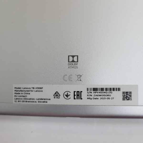 Планшет LENOVO TAB M10 HD 10,1" 2 гб 32 гб