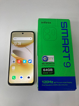 Мобильный телефон INFINIX SMART 9 3/64 гб