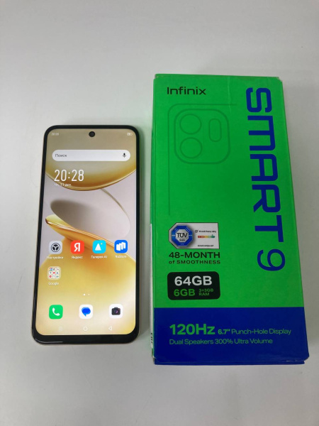 Мобильный телефон INFINIX SMART 9 3/64 гб