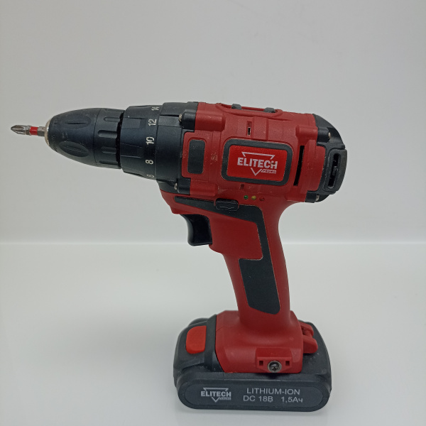 Шуруповерт ELITECH  promo 18 сл2