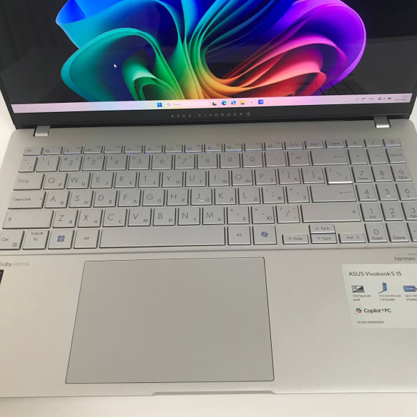 Ноутбук ASUS  s5507q 15,6"/ Qualcomm Snapdragon X Elite X1E 78 100/ 32 Гб/ 1 Тб/