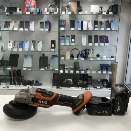 Ушм аккумуляторная AEG  bews18-125bl