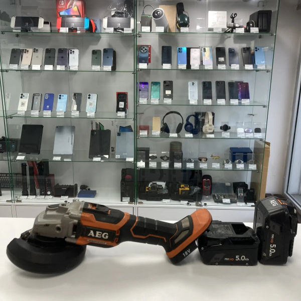 Ушм аккумуляторная AEG  bews18-125bl