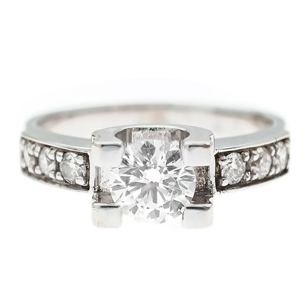 Кольцо из золота 750 пробы с бриллиантами