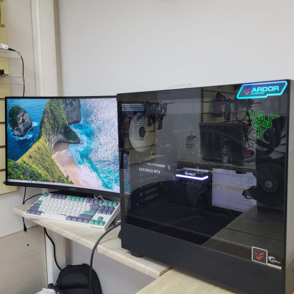 Системный блок  XBR24083303554 AMD Ryzen 7 5700X3D/ 16 Гб/ 1 Тб/Palit GeForce RTX 4060 DUAL  8 Гб