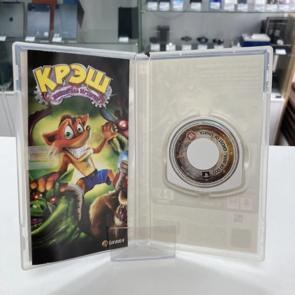 Игровой диск PSP (Крэш: Повелитель Мутантов)