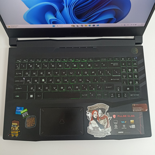 Ноутбук MSI Pulse gl66 12uek 15,6"/ Intel Core i5-12500H/ 16 Гб/ 512 Гб/