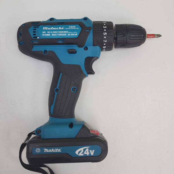 Шуруповерт Matachi 24V NO 0-500/1350R/min