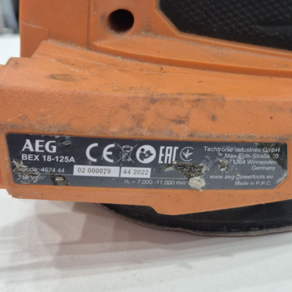 Шлифмашина AEG  bex-125a