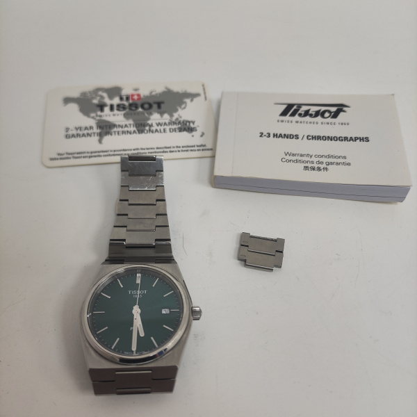 Часы TISSOT PRX зеленые