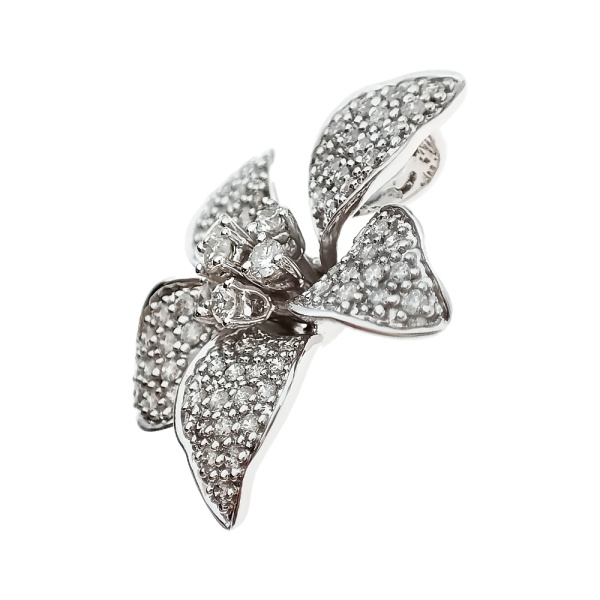 Подвеска из золота 585 пробы с бриллиантами