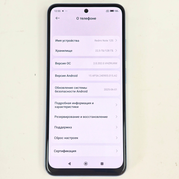 Мобильный телефон XIAOMI Redmi Note 12s 6/128 гб Мобильный телефон XIAOMI Redmi Note 12s 6/128 гб