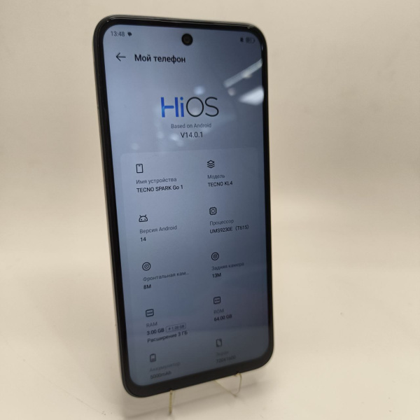 Мобильный телефон TECNO Spark GO1 4/64 гб