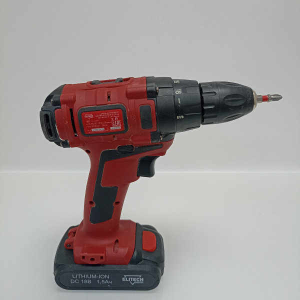 Шуруповерт ELITECH  promo 18 сл2