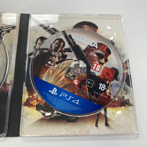 Диск на Playstation 4 PS4 Mafia Trilogy