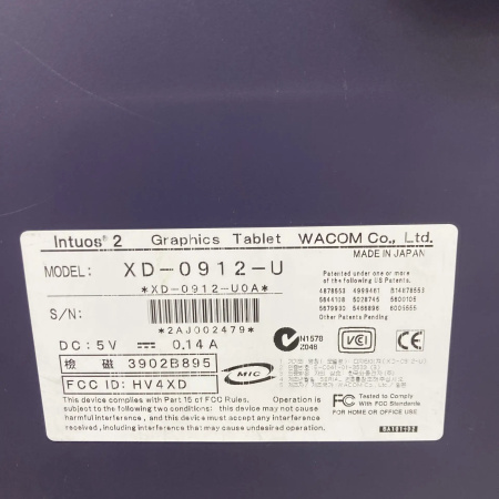 Графический планшет WACOM  intuos 2