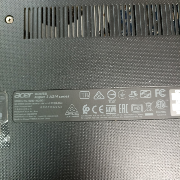 Ноутбук ACER N18Q13 Acer Aspire 3 14,0"/ AMD Ryzen 3 3250U/ 8 Гб/ 512 Гб/