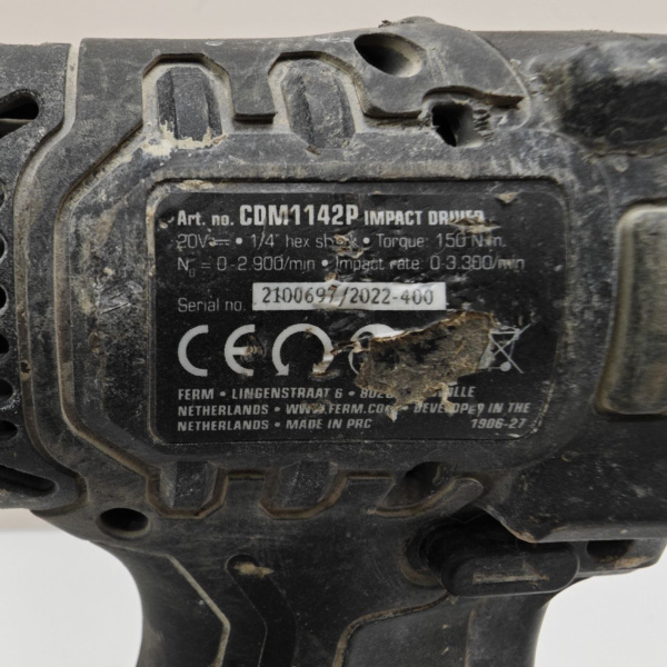 Гайковерт ударный Ferm CDM1142P Гайковерт ударный Ferm CDM1142P