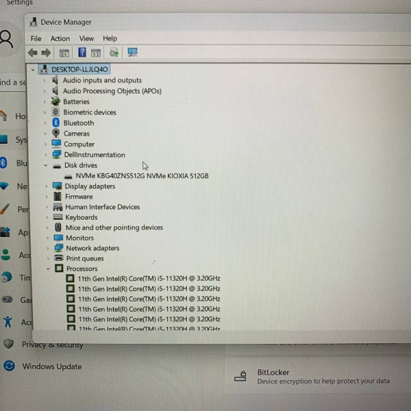 Ноутбук DELL Inspirion 15 5510 15,6"/ Intel Cоre i5-11320Н./ 8 Гб/ 512 Гб/ Ноутбук DELL Inspirion 15 5510 15,6"/ Intel Cоre i5-11320Н./ 8 Гб/ 512 Гб/