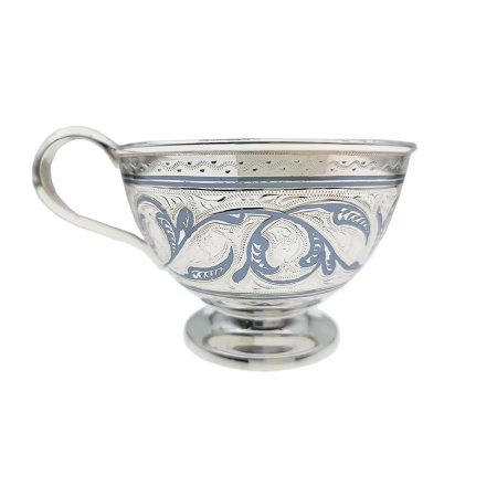 Чашка из серебра 875 пробы