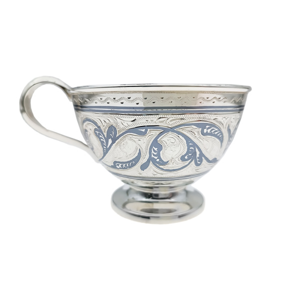 Чашка из серебра 875 пробы