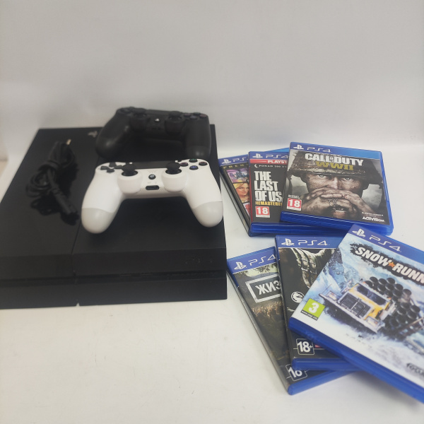 Игровая приставка Playstation 4, 500гб 2гп+игры