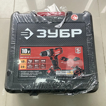Шуруповерт ЗУБР  дшл-185-22