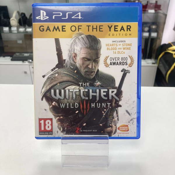 Диск на Playstation 4 PS4 Witcher 3 Wild Hunt