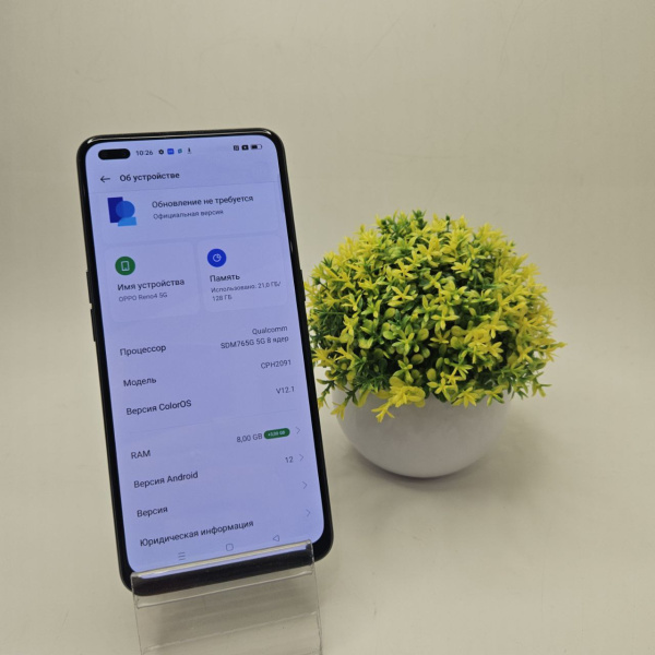 Мобильный телефон OPPO Reno 4 8/128 гб Мобильный телефон OPPO Reno 4 8/128 гб