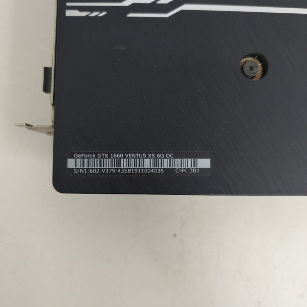 Видеокарта MSI GTX 1660 6 GB 
