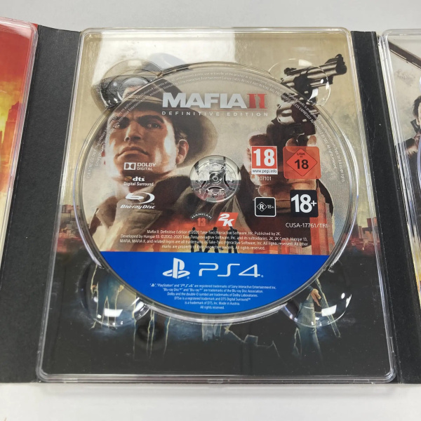 Диск на Playstation 4 PS4 Mafia Trilogy