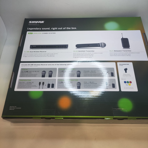 Shure BLX24E/PG58 - вокальная радиосистема Shure BLX24E/PG58 - вокальная радиосистема