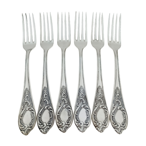 Вилка из серебра 875 пробы