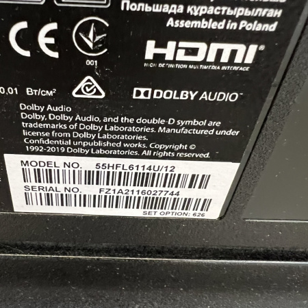 Телевизор PHILIPS  55hfl6114u/12 5,5"