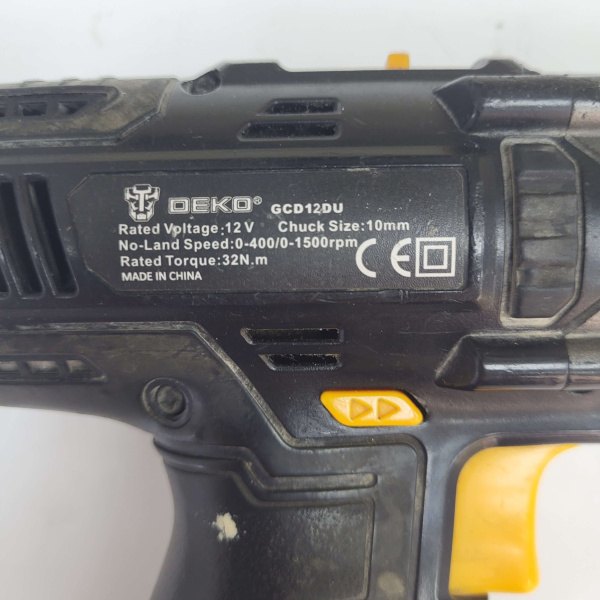 Шуруповерт DEKO GCD gcd12du3