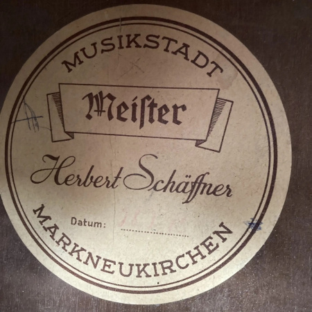 Акустическая гитара Herbert Schaffner