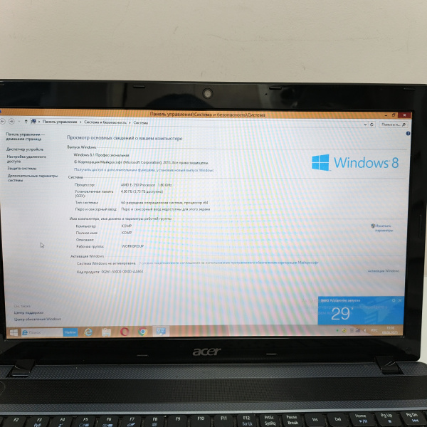 Ноутбук ACER Asppire 5250 series p5we6 15,6"/  AMD E-350/ 3 Гб/ 500 Гб/ Ноутбук ACER Asppire 5250 series p5we6 15,6"/  AMD E-350/ 3 Гб/ 500 Гб/