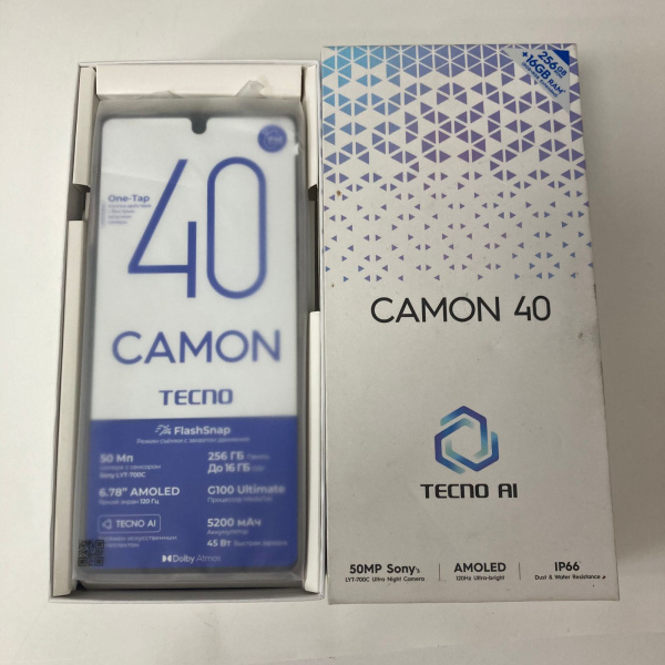 Мобильный телефон TECNO Camon 40  8/256 гб Мобильный телефон TECNO Camon 40  8/256 гб