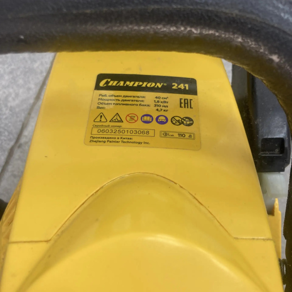 Бензопила Champion 241-16